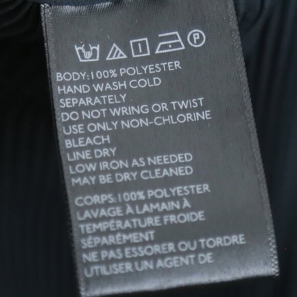 Silence + Noise Mesh Panel Pleated Wide Leg Accordion Ankle Trouser Pants Small - Picture 6 of 7